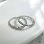 Silver Bangles Pair