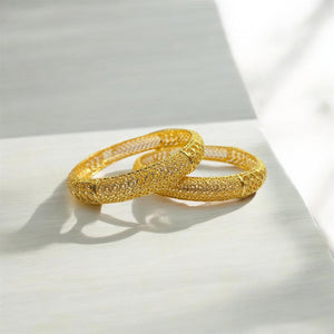 Golden Bangle Pair